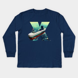 X-Submarine Kids Long Sleeve T-Shirt